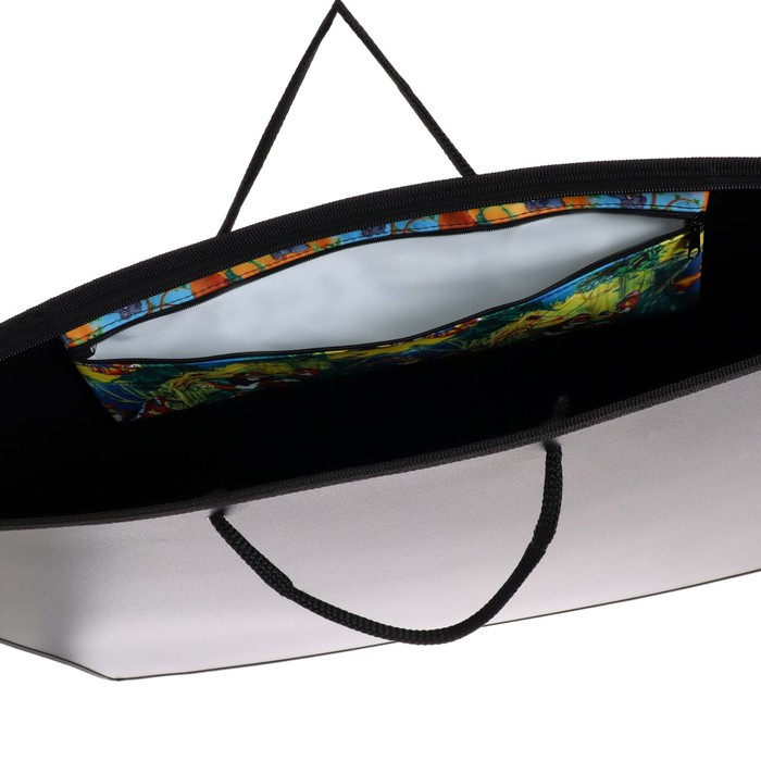 Папка для чертежей и рисунков А2, 650 х 480 х 50 мм, с ручками, пластиковая, молния сверху, Оникс, ПР 2-8, 0.9 мм, карман, Папка для чертежей и рисунков А2, 650 х 480 х 50 мм, с ручками, пластиковая, молния сверху, Оникс, ПР 2-8, 0.9 мм, карман, "Чёрный"