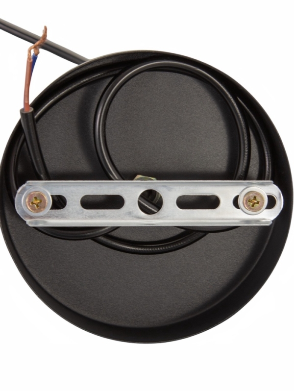 Светильник BayerLux ЭКО "Кристофер" 1х40Вт Е27 черный/коричневый 24х24х100см