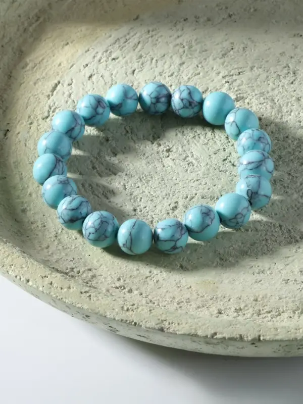 Браслет шар №10 &laquo;Бирюза старая&raquo;