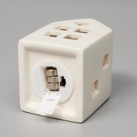 Светодиодная фигура "Дом белый" 8х4.8х5.5, 1 LED, LR44x3(в компл.), Т/БЕЛЫЙ