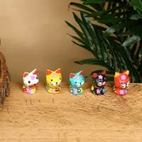 Набор сувенирный "Котята" дерево (5 штук), 4 см