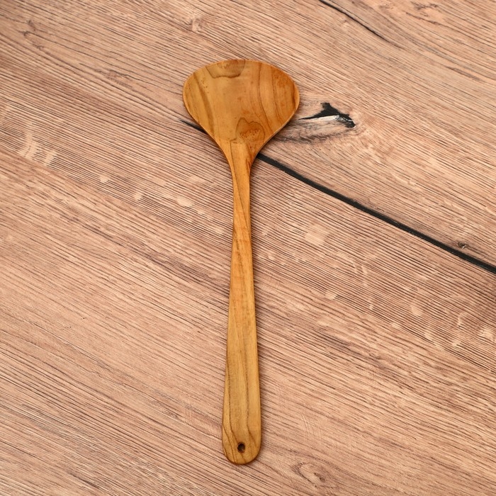 Половник 30 см, тиковое дерево