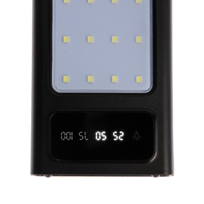 Внешний аккумулятор 485, 10000 мАч, кабели Type-C/Lightning/MicroUSB, фонарь, чёрный