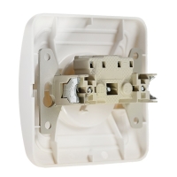 Розетка одноместная Luazon Lighting "ЕКБ", 10 А, скрытая, без з/к, белая