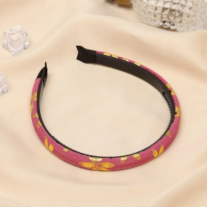 Ободок для волос &laquo;Ширли&raquo;, цветы, 1 см, МИКС