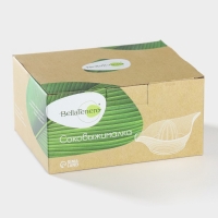 Соковыжималка фарфоровая на подставке из бамбука BellaTenero, 19&times;12&times;7,5 см, цвет белый