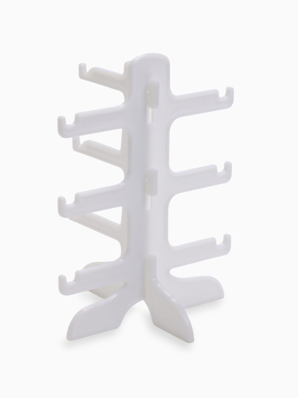 Подставка под очки 3 места, 16&times;14,5&times;20, цвет белый