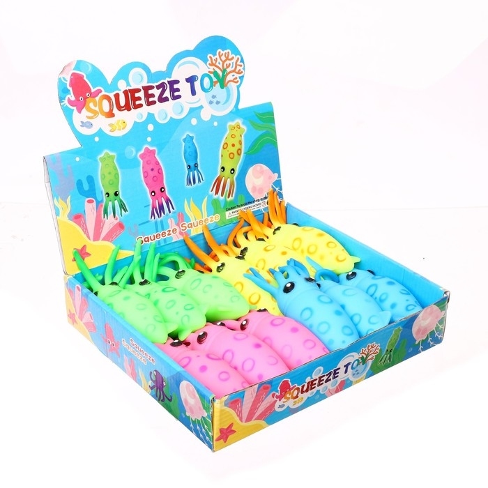 Мялка &laquo;Кальмар&raquo; с пастой, цвета МИКС