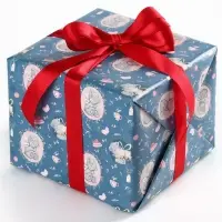 Бумага упаковочная глянцевая, 70х100 см