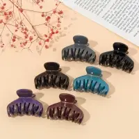 Краб для волос "Джастин" зубчики, 6,5 см, микс