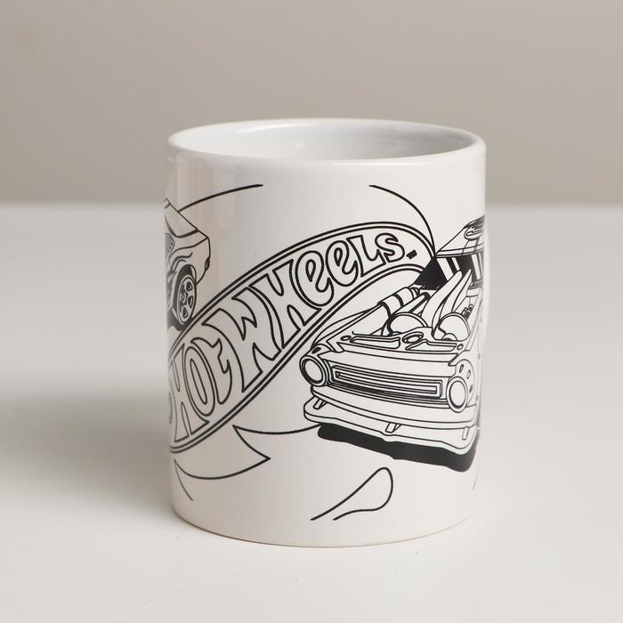 Кружка для росписи &laquo;Хот Вилс&raquo; (краски, кисточка)