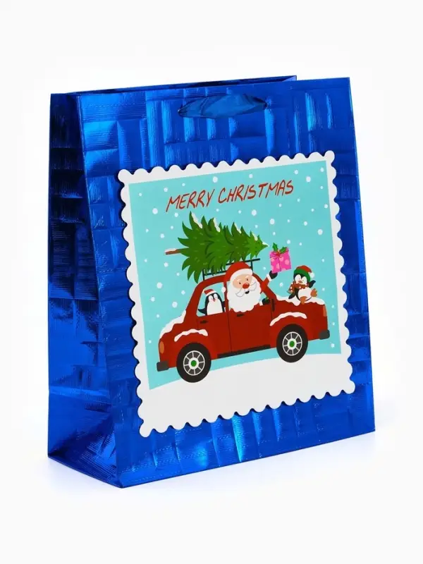 Набор подарочных пакетов &laquo;Новый год&raquo;, 2 шт,  25,4 &times; 30,5 &times; 12,7 см