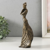 Сувенир полистоун "Девушка - объятия" под бронзу 11х7х22 см Сувенир полистоун "Девушка - объятия" под бронзу 11х7х22 см