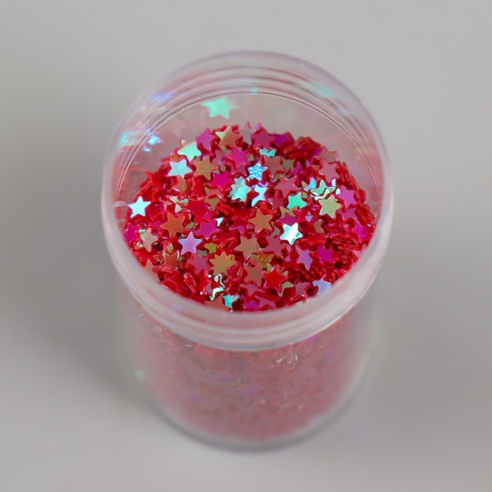 Блестки в баночке Блестки в баночке "Звёздочки" 12 шт, ассорти