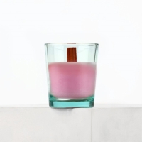 Ароматическая свеча в стекле &laquo;Сладости жизни&raquo;, с соевым воском: карамель,, 6 х 5 х 5 см.