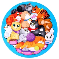 Головоломка &laquo;&lrm;Котики&raquo;&lrm;, цветная подсказка