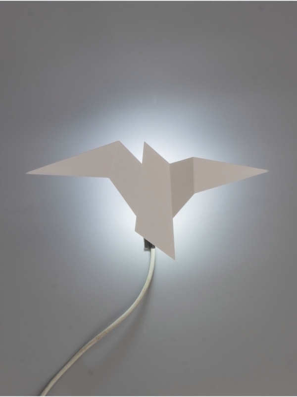 Светильник Crow 1х10Вт GU10 белый 35х18х10см