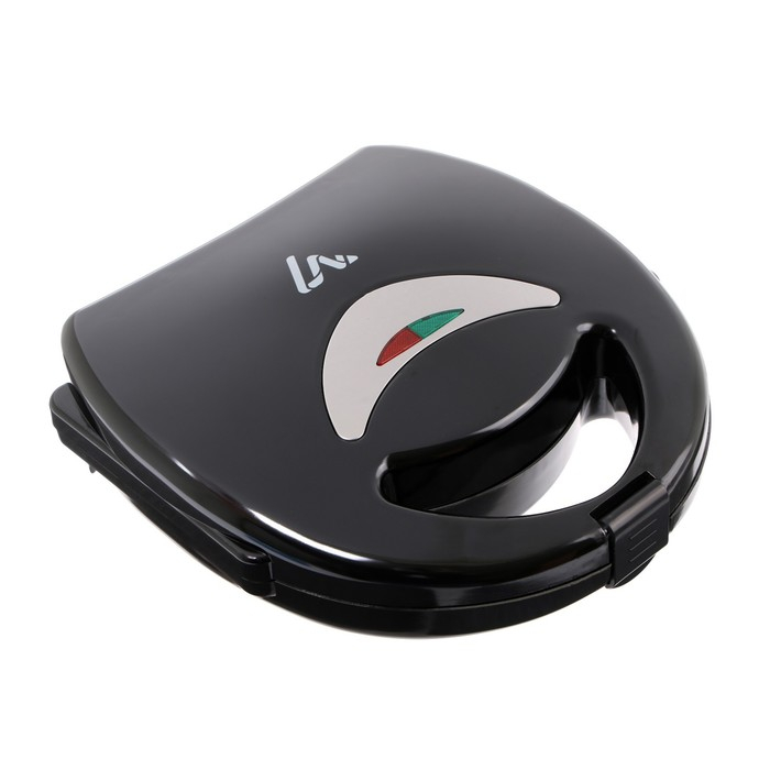 Электровафельница Luazon LT-07, 750 Вт, тонкие вафли, антипригарное покрытие, черная Электровафельница Luazon LT-07, 750 Вт, тонкие вафли, антипригарное покрытие, черная