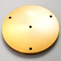 Основание для светильника "Круг-3" медь 23,5х23,5х2см