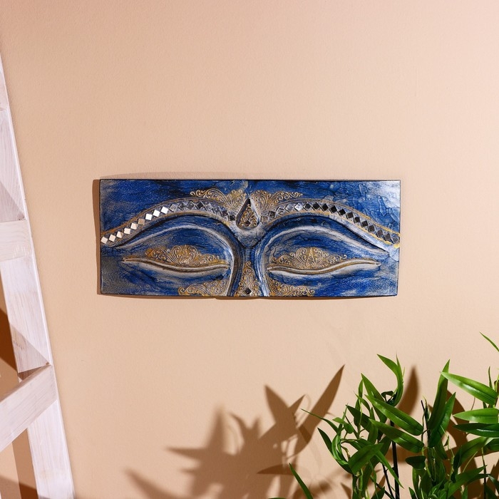 Панно настенное "Глаза" албезия, микс, 50х2х20 см