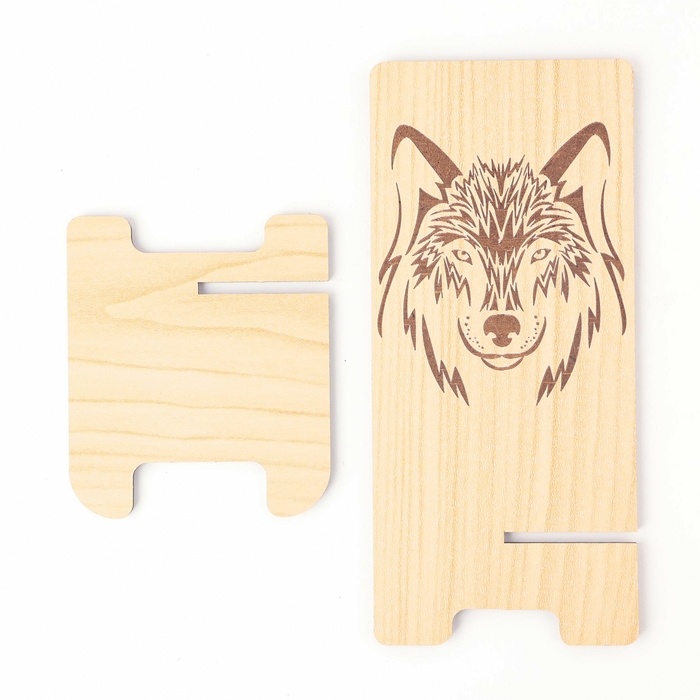 Подставка под телефон &laquo;Волк&raquo;, 7&times;8&times;15 см