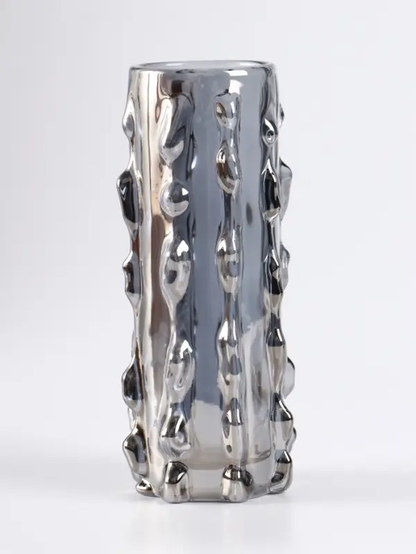 Ваза &laquo;Алонзо&raquo;, 18&times;6 см, стекло, чёрная