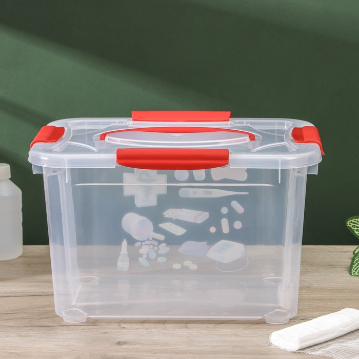 Короб для хранения econova &laquo;Аптечка&raquo;, 5,5 л, рисунок МИКС