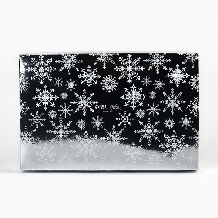 Коробка для муссовых пирожных &laquo;Серебристая&raquo;, 27 х 17.5 х 6.5 см