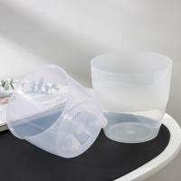 Кашпо для цветов со вставкой &laquo;Грация&raquo;, 1,2 л, цвет прозрачный