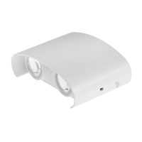 Светильник фасадный &laquo;Полусфера&raquo;, FSD-009, 4Вт, 3000К, 2 луча, IP65, 220В, металл, белый