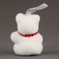 Игрушка из пенопласта &laquo;Мишки&raquo; со снежинками, 8 см