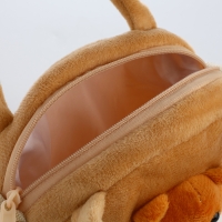 Сумка детская на молнии «Выбражулька», цвет коричневый Сумка детская на молнии «Выбражулька», цвет коричневый