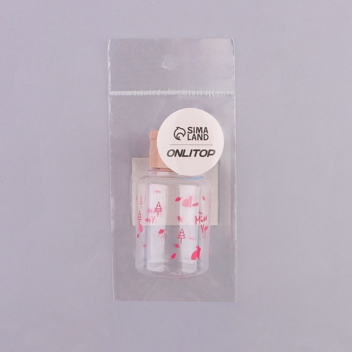 Бутылочка для хранения, 70 мл, цвет МИКС