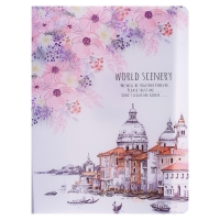 Папка А4, "Города" 30 прозрачных файлов, пластик, 400 мкм, МИКС Папка А4, "Города" 30 прозрачных файлов, пластик, 400 мкм, МИКС