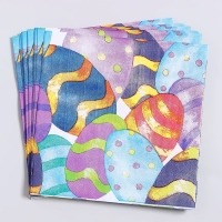 Салфетки бумажные &laquo;Пасхальные яички&raquo;, 33х33 см, набор 20 шт