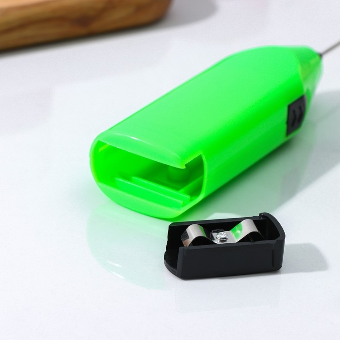 Капучинатор Доляна, 20×4×2,5 см, 2,5 Вт, цвет зелёный Капучинатор Доляна, 20×4×2,5 см, 2,5 Вт, цвет зелёный