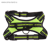 Шлейка улучшенная К7 мягкая светоотражающая, размер S, ОГ 44-55 см, вес 5-9 кг, зелёная Шлейка улучшенная К7 мягкая светоотражающая, размер S, ОГ 44-55 см, вес 5-9 кг, зелёная