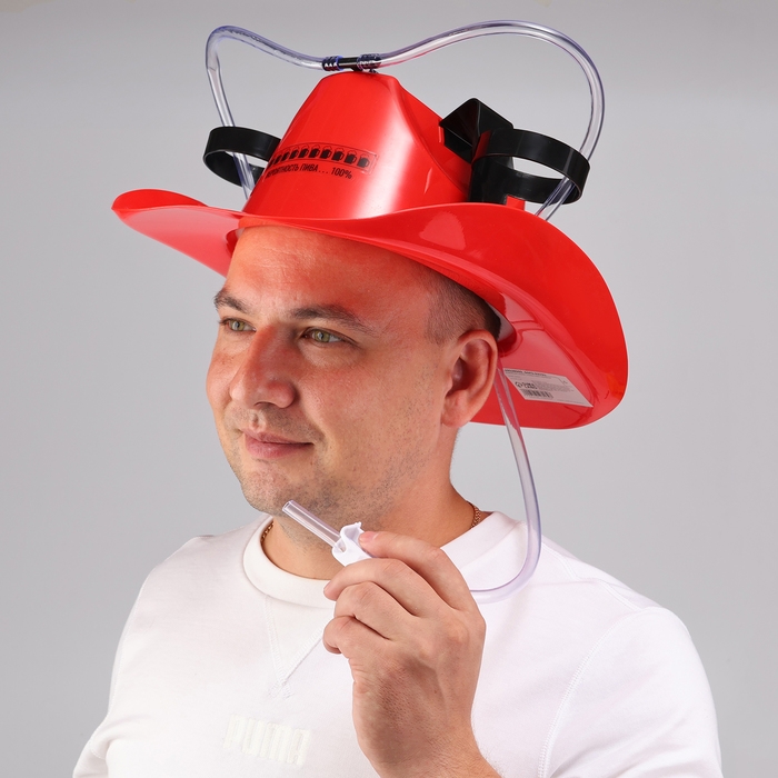 Каска под напитки ковбойская «Вероятность пива» Каска под напитки ковбойская «Вероятность пива»