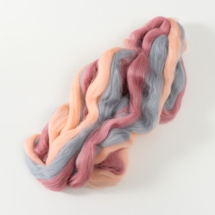 Шерсть для валяния 100% полутонкая шерсть 50 гр меланж( 23 - 422) Шерсть для валяния 100% полутонкая шерсть 50 гр меланж( 23 - 422)