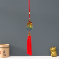 Подвеска стекло, текстиль "Корабль" 1,2х4,7х36 см Подвеска стекло, текстиль "Корабль" 1,2х4,7х36 см