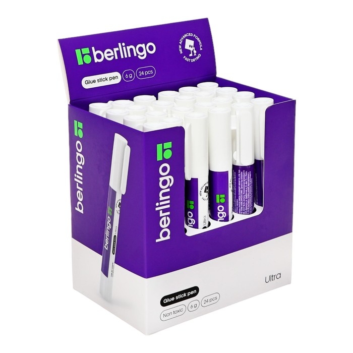 Клей-карандаш PVP 6 г Berlingo Ultra