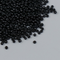 Бисер стекло 12/0 "Чёрный" 450 гр