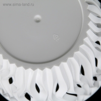 Кашпо для цветов со вставкой &laquo;Вдохновение&raquo;, 3 л, цвет бело-чёрный