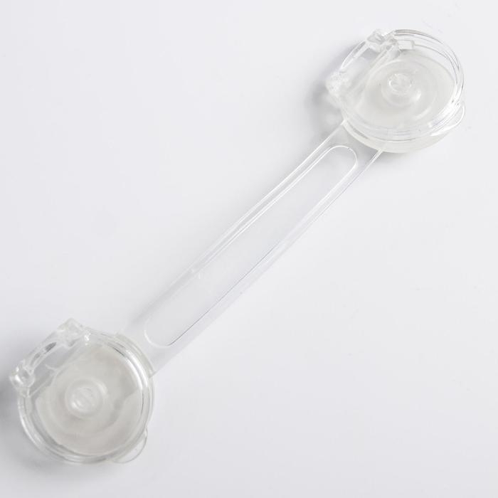 Набор блокираторов для дверей и ящиков, гибкий, силиконовый, 2 шт., цвет прозрачный, Крошка Я