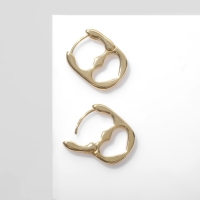 Серьги «Сердце» ключ, цвет золото Серьги «Сердце» ключ, цвет золото