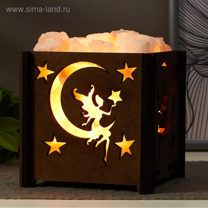 Соляной светильник Соляной светильник "Корзина Б Фея" E14 15Вт 1,8кг диммер 14х14х18 см