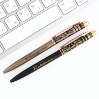 Подарочный набор &laquo;Самому любимому учителю&raquo;: ежедневник А5, 80 листов, ручки 2 шт. (шариковые, 1 мм, синяя,красная паста)