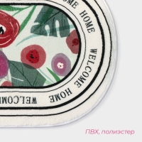 Коврик для дома Доляна &laquo;Flower&raquo;, 40&times;60 см