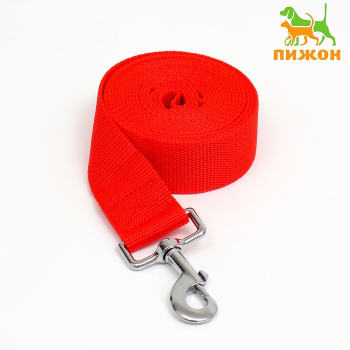 Поводок 3 м х 4 см, красный Поводок 3 м х 4 см, красный