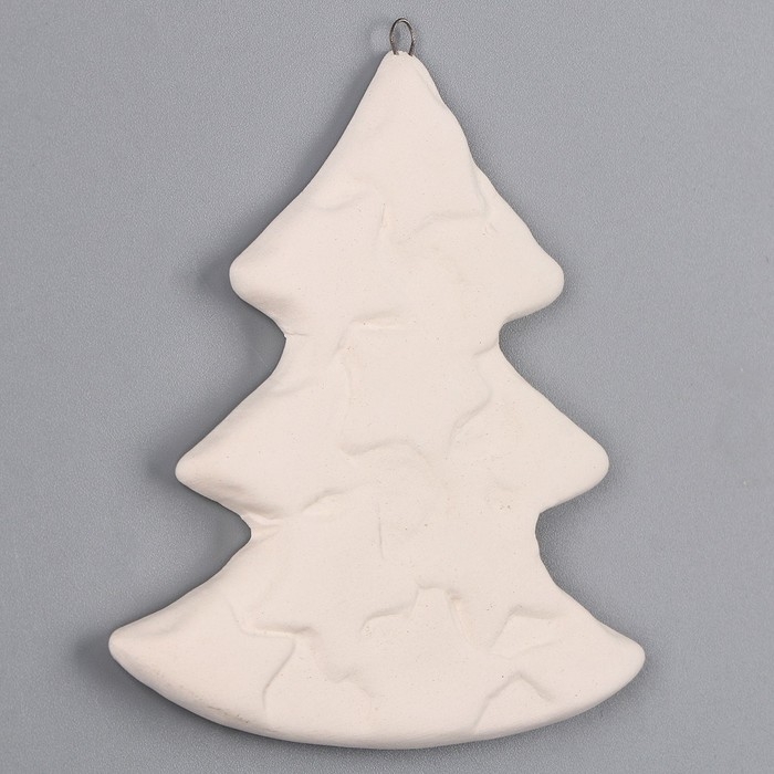 Новый год! Ёлочное украшение под раскраску &laquo;Елочка со звездами&raquo;, с подвесом